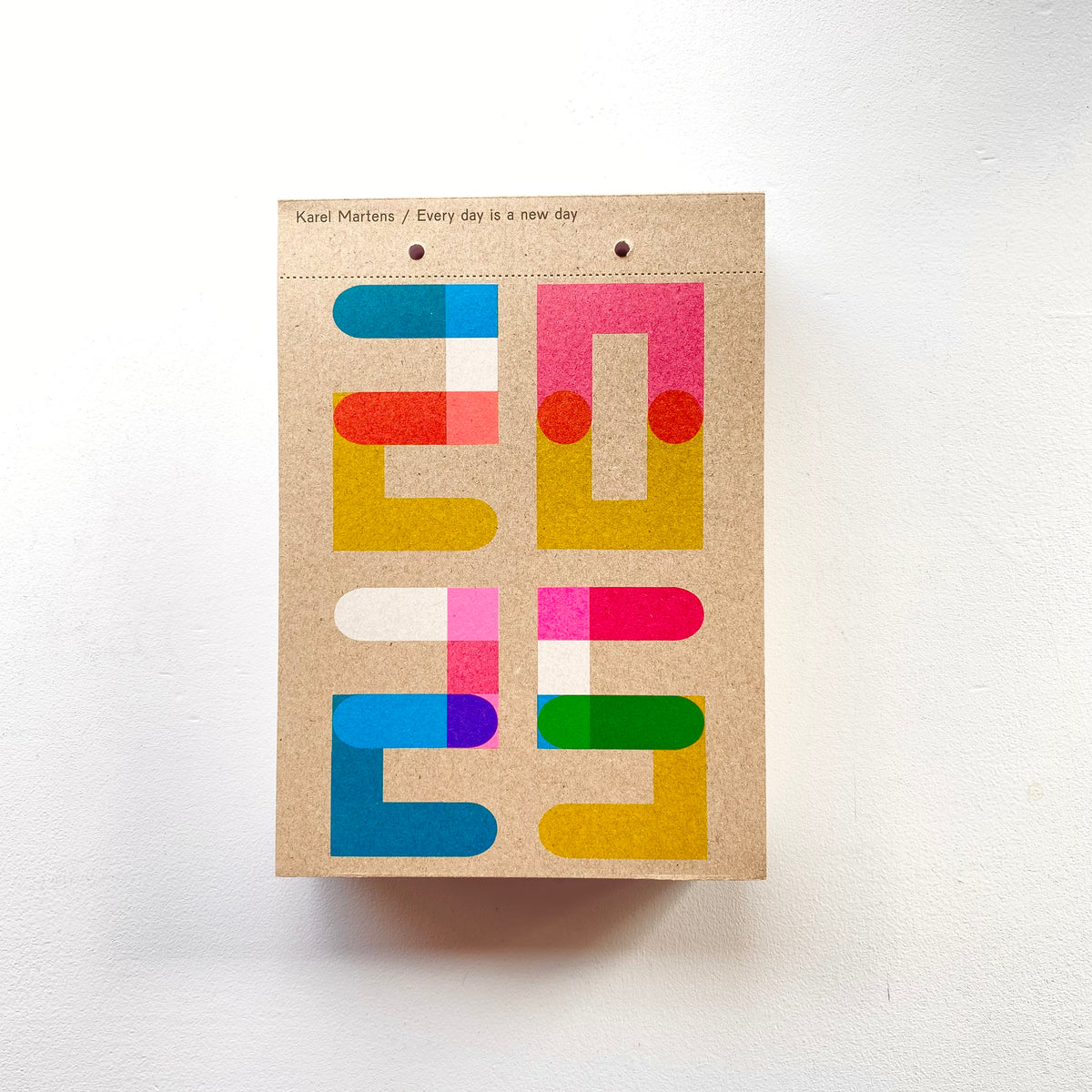 Every day is a new day (Calendar 2025) / Karel Martens - Utrecht