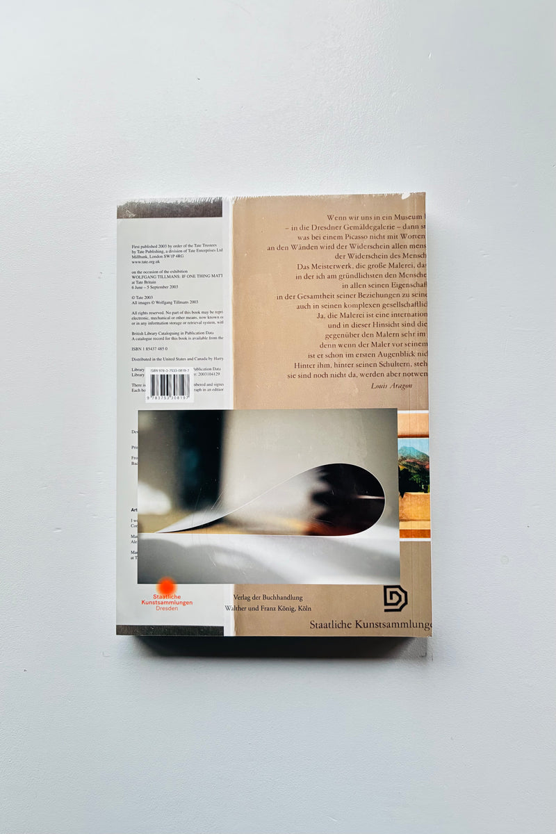 Things Matter, Dinge Zählen / Wolfgang Tillmans - Utrecht