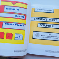 OF & ABOUT POSTERS THE LAWRENCE WEINER POSTER ARCHIVE (1965-2021) / Lawrence Weiner