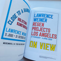 OF & ABOUT POSTERS THE LAWRENCE WEINER POSTER ARCHIVE (1965-2021) / Lawrence Weiner