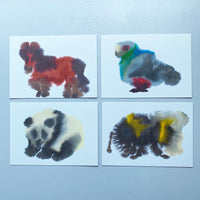 Bench Players Postcard Set / Rop van Mierlo